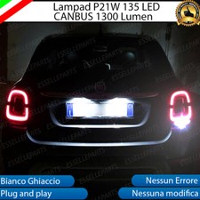 LAMPADA RETROMARCIA 135 LED P21W CANBUS FIAT 500X DAL 2017 + 6000K NO ERROR