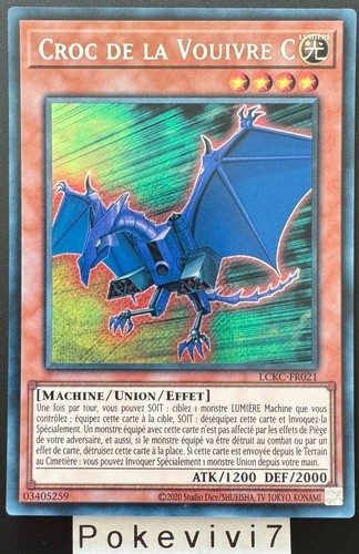 Carte croc de la - yu-gi-oh!,