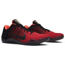 Kobe 11 Elite Achilles Tacco Nero Rosso Uomo Misura 7 Basket Scarpe 822675 670
