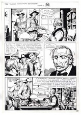 Tex - I fratelli Donegan - p.60 - Miguel Repetto - Tavola Originale  - 2004