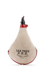 Borraccia in pelle classica Spagnola latticce 1l. 'Bota de vino' (l8Z)