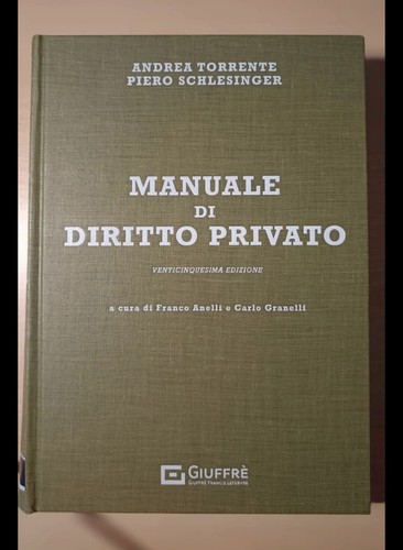 Manuale diritto - manuale,