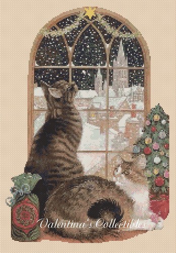 Cartolina punto croce contati - cartolina,