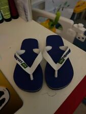 Havaians bambino bianche blu infradito 25-26 27-28 ciabatte
