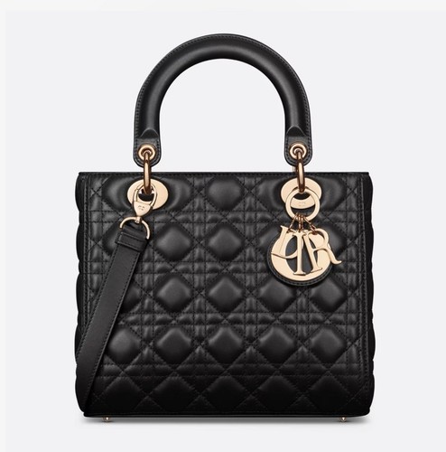 Medium lady dior bag black - lady,