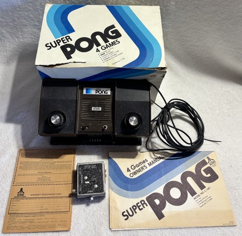 Atari super pong vintage - super,