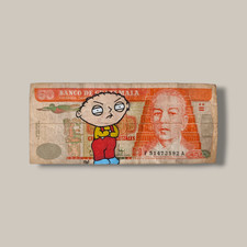 Stewie Griffin peint à la