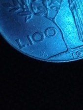 100 Lire 1962 barrette sotto