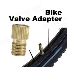2 x Valvola Adattatore Bici da Presta a Schrader Adatto x Compressore MTB EBike 