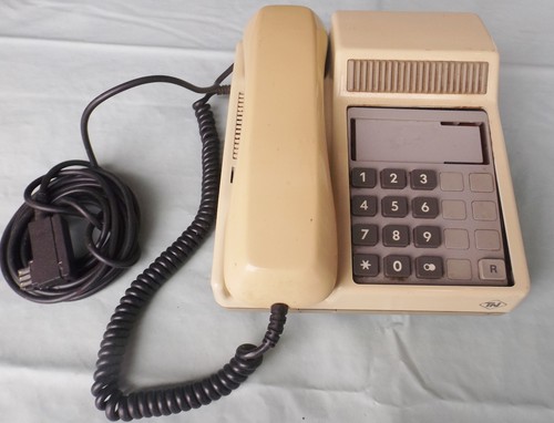 Vecchio vintage tastentelefon - vintage,