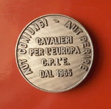 GETTONE EUROSCUDO 1984 CAVALIERI PER L'EUROPA DAL 1965 (MOLTO RARO) [H719]