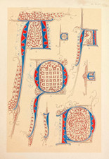 lettere alfabeto XIV secolo