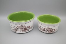 Set 2 Ciotoline Impilabili 2012 Mulino Bianco Barilla Le Cantastorie Int. Giallo