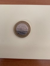 Moneta 1 Euro 2000 Finlandia Cigni Uccelli circolata rara da  collezione