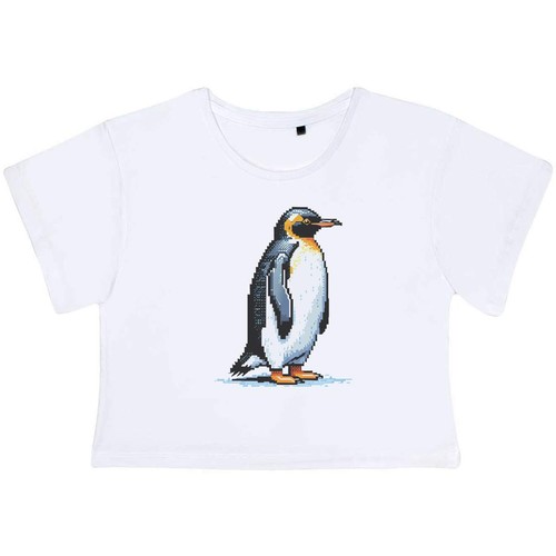 Pixel style king penguin - 'pixel,