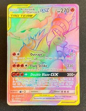 Pokemon Reshiram e Charizard Gx 217/214 Full Art Hyper Rara Eng