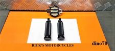 Harley Davidson coppia pedane poggia piedi nere RICK'S MOTORCYCLES Dyna Sportste