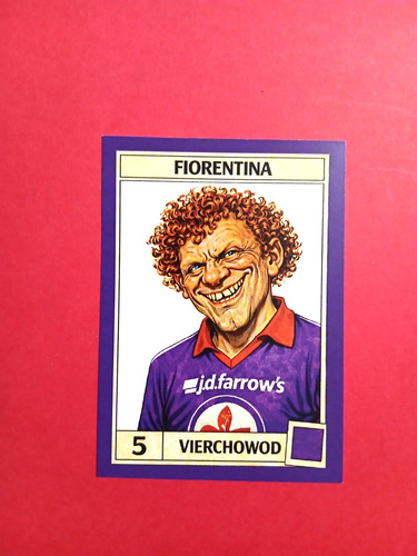 Figurina caricatura calciatori - figurina,