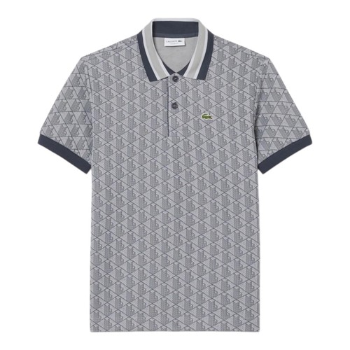 Polo lacoste monogram jacquard - lacoste,