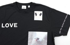 T-shirt Burberry Love stampa