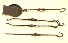 SET VECCHI ATTREZZI DA CAMINETTO