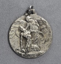 Medaglia al merito croce verde Sestri Ponente in argento Premio alla virtù