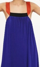 ZARA PLEATED DRESS WITH STRAPS