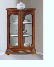 VETRINA ANGOLIERA IN LEGNO