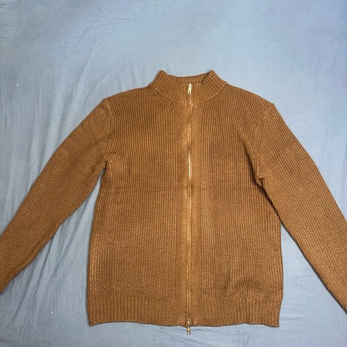 Maglione marrone manica lunga