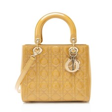 Borsa media Dior Cannage in