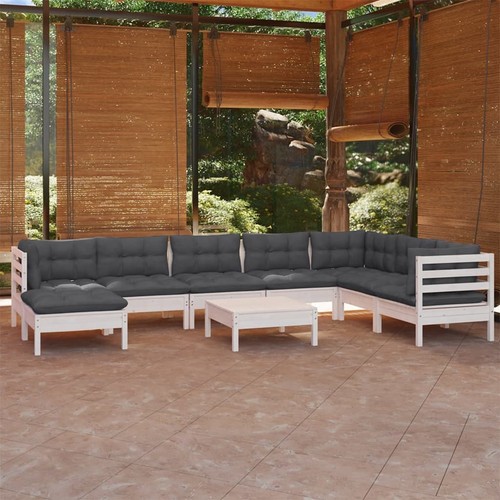 Set divani legno pino da - in,