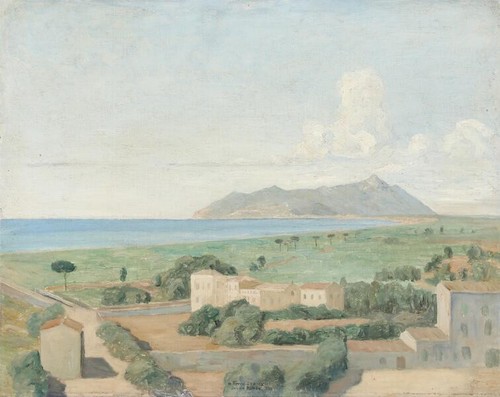 Terracina olio tela - olio, johan