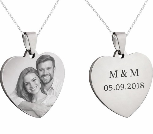 Collana con ciondolo cuore - con,