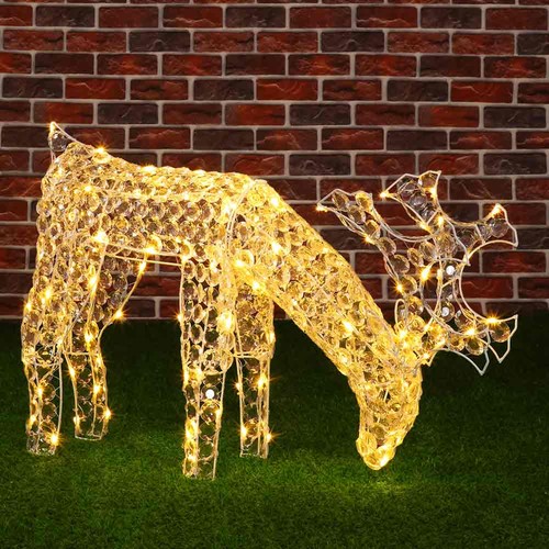 Renna natalizia luminosa - natalizia,