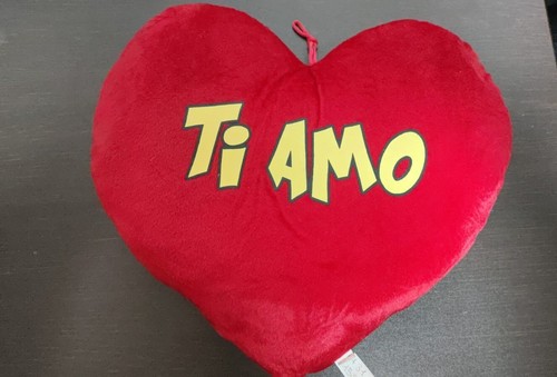Cuscino cuore peluche ti - di,