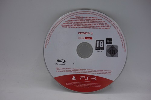 Payday promo per ps3 pal - payday,