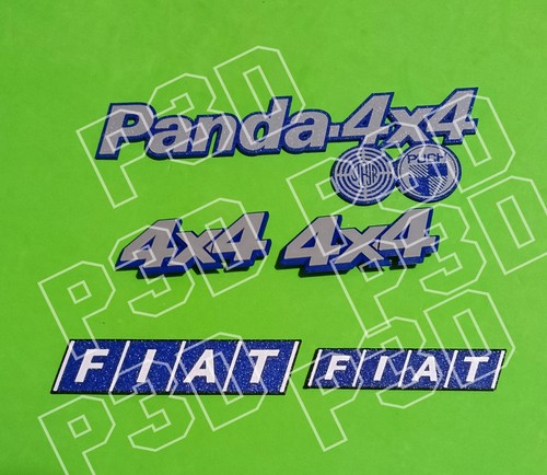 Kit targhetta fiat panda - kit,