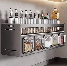 Porta spezie da cucina parete o incasso senza fori contenitori sigillati casa