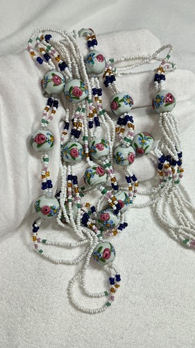 Collana lunga micro - , perline