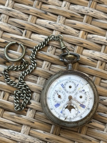Montre gousset quantième - gousset,