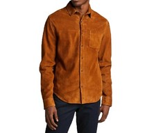 Camicia da uomo in vera pelle