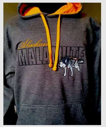 Alaskan malamute embroidered - alaskan,
