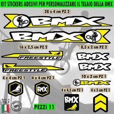 L103 Kit adesivi TELAIO BMX universali coprigraffi works street free style sport