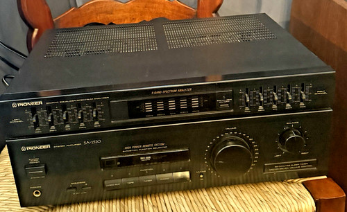 Pioneer 1520 stereo amp - pioneer,