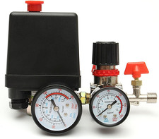 125Psi Compressore Aria Valvola Di Pressione Regolatore Di Regolazione Manometri