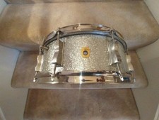 Tamburo rullante vintage Ludwig Jazz Festival 1965, senza scatola, silenziatore rosso come nuovo!