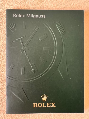 Booklet rolex originale - booklet,