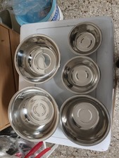 5 contenitori In acciaio Inox