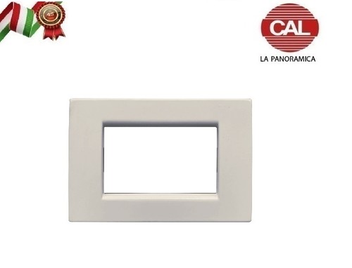 Placca tortora metallo - placca,