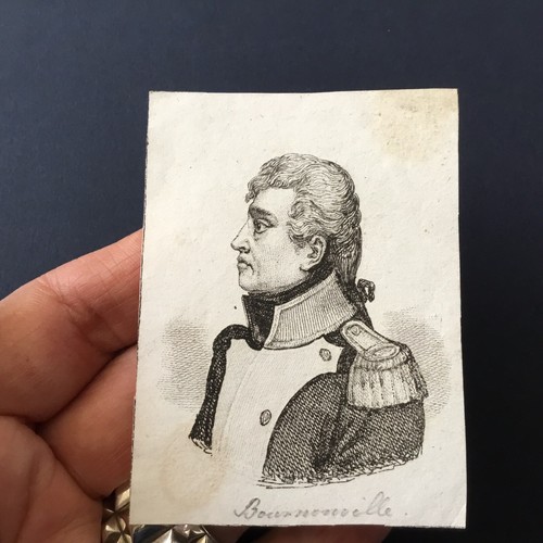 Incisione xix secolo ritratto - incisione,
